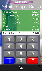 Tip-O-Matic Detailed Keypad.