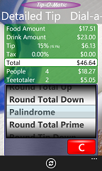 Tip-O-Matic Detail Palindrome.